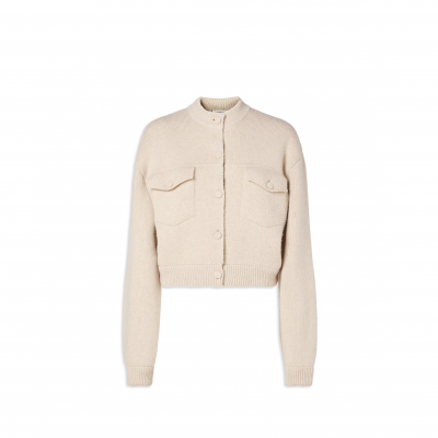 FENDI JACKET WHITE WOOL JACKET FZJ600AYM2F1UKM